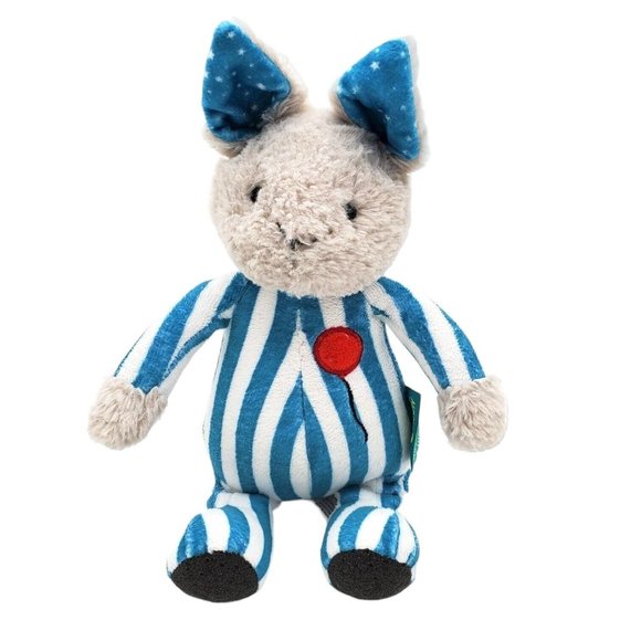 Kids Preferred Goodnight Moon Plush Gray Bunny Rabbit Red Balloon Blue White PJs - Picture 1 of 7